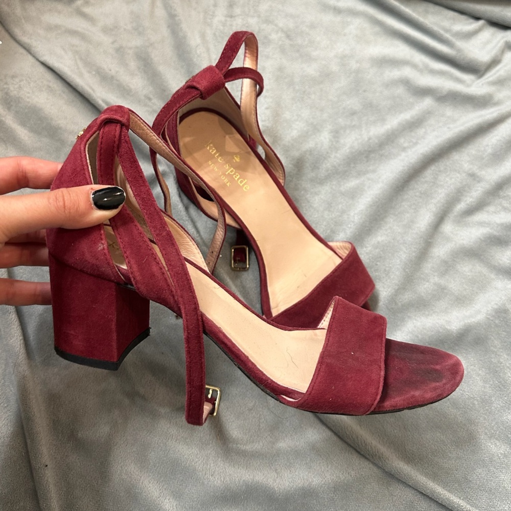 Kate Spade Red Heels Size 7